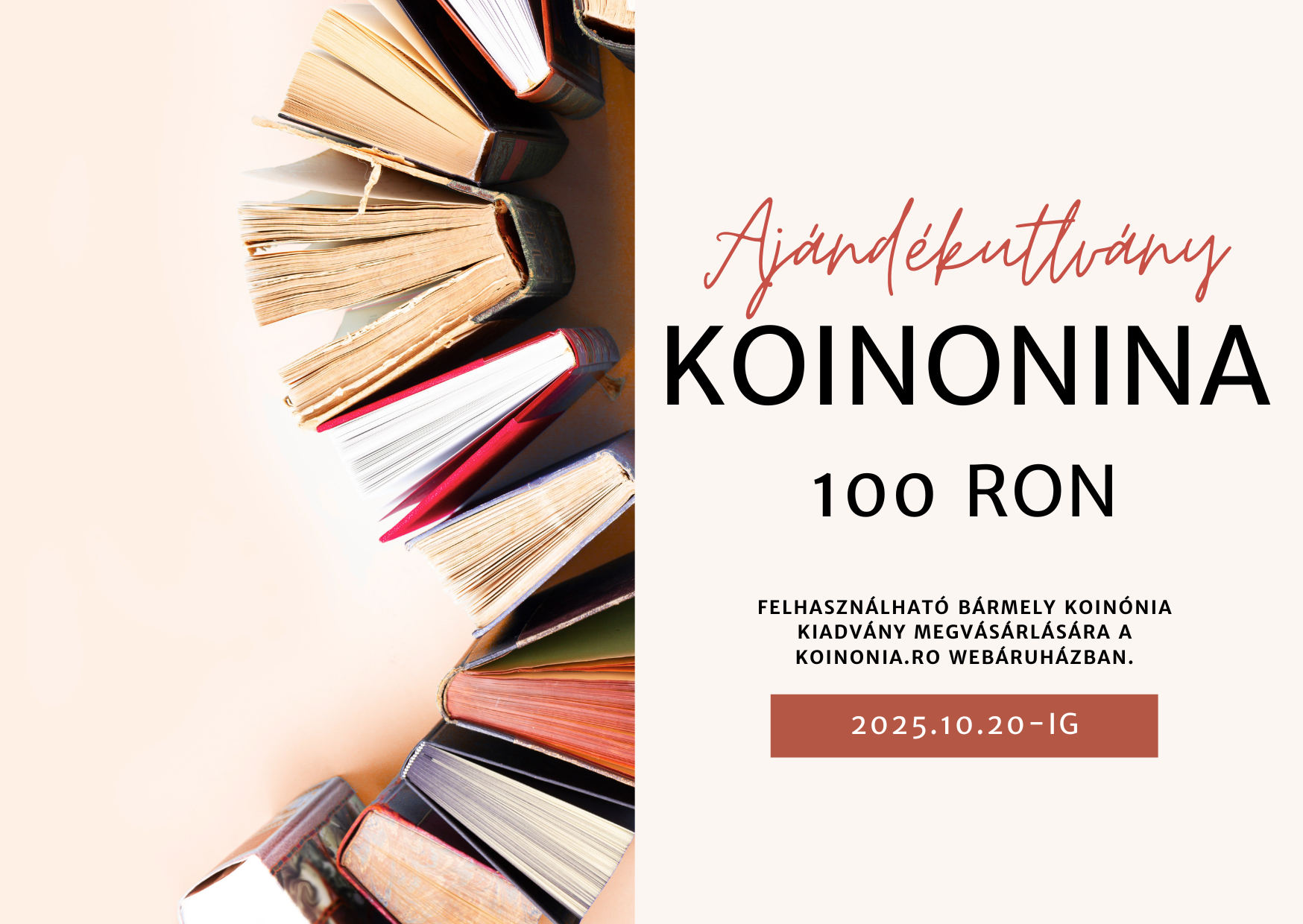 100 RON Ajándékutalvány